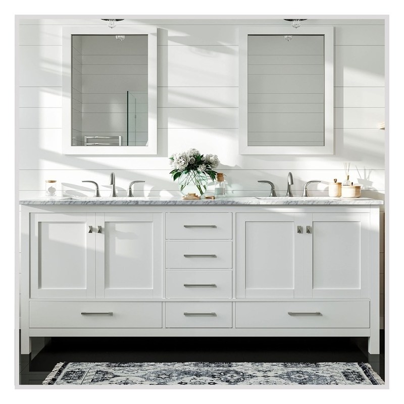 Cubierto de baño con escritorio de cerámica de estilo moderno