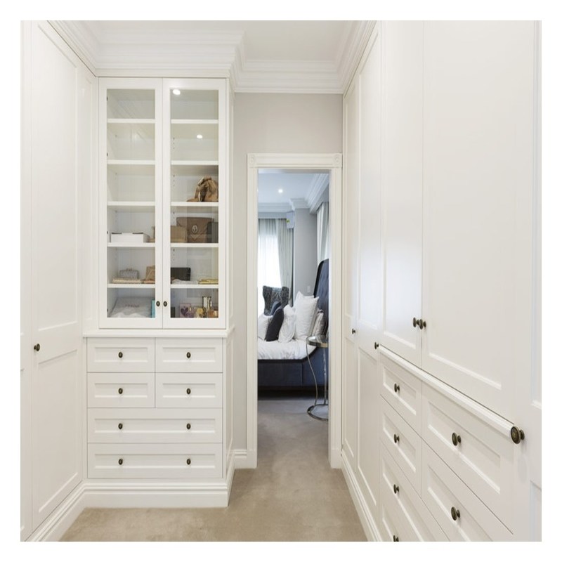 Muebles de madera sólida europeas para el armario