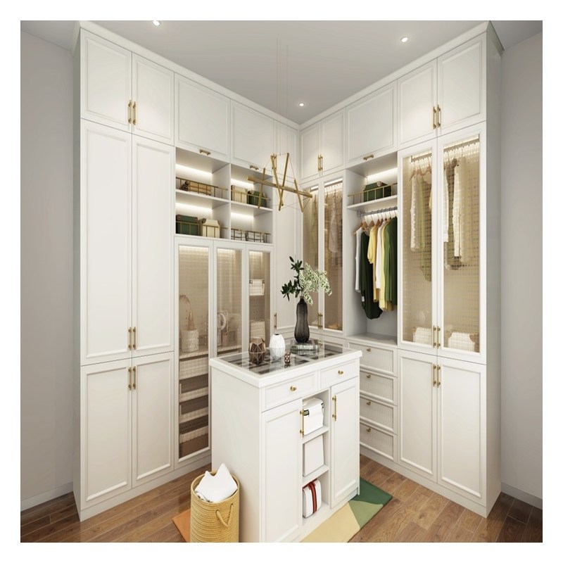 Muebles de madera sólida europeas para el armario