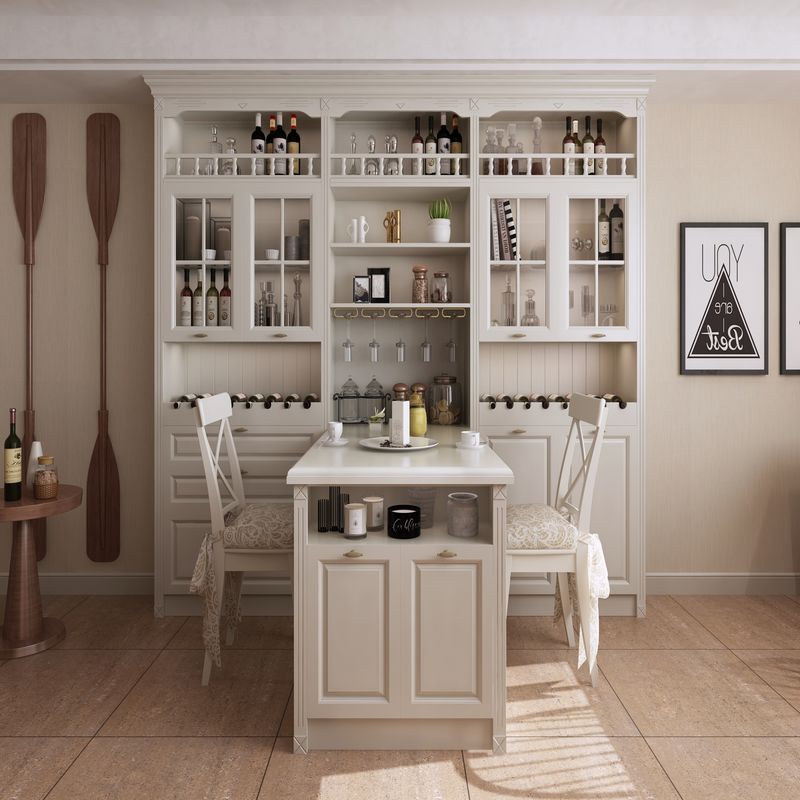 Unidad de TV de estilo de madera para el salón y el juego de mesa de café para el entretenimiento del apartamento