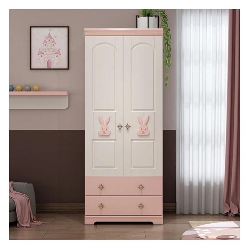 Decoración de animales lindos Armario de madera maciza para muebles para el hogar y diseño ecológico
