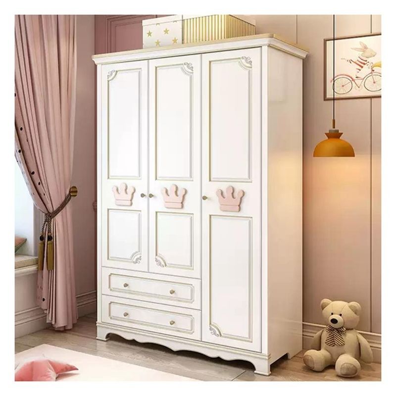 Decoración de animales lindos Armario de madera maciza para muebles para el hogar y diseño ecológico