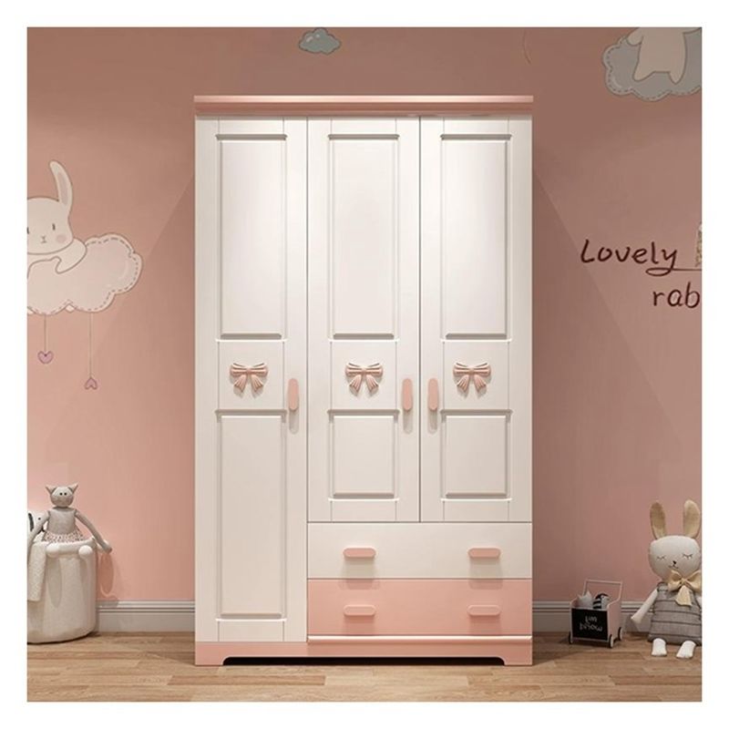 Decoración de animales lindos Armario de madera maciza para muebles para el hogar y diseño ecológico