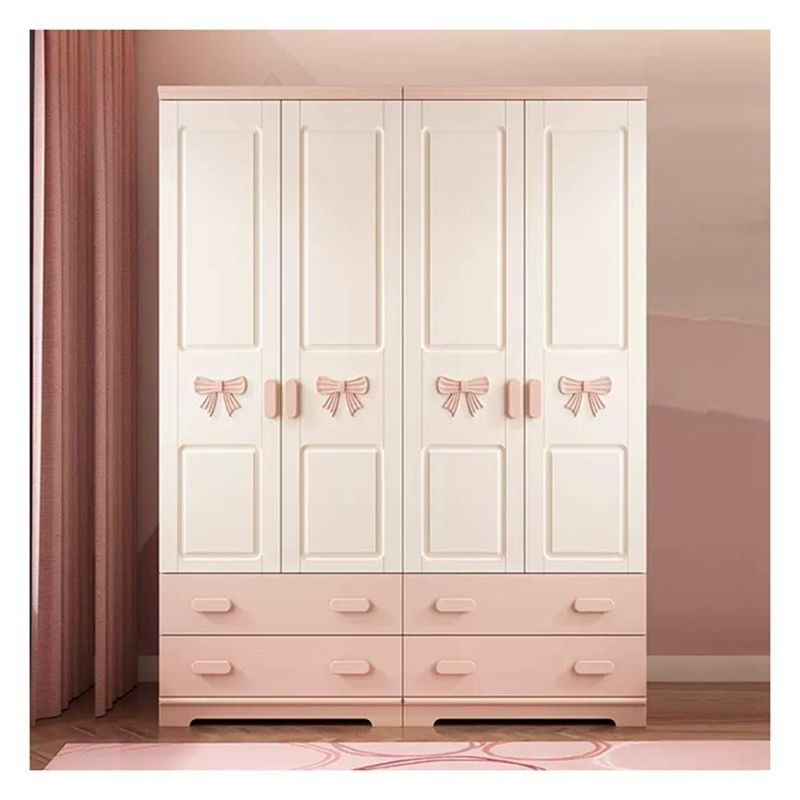Decoración de animales lindos Armario de madera maciza para muebles para el hogar y diseño ecológico