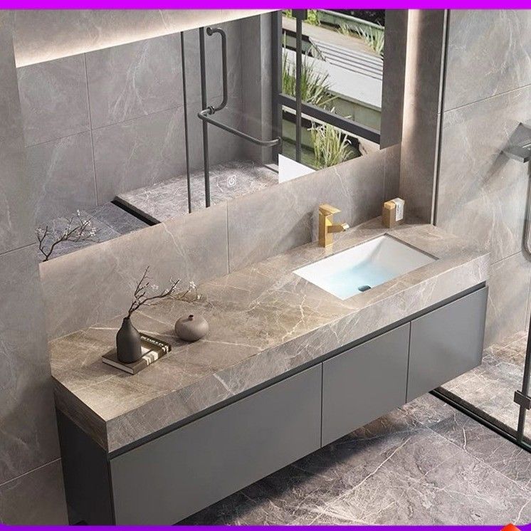 Ancho 38-46 en color personalizado estilo moderno Luxury Baño gabinete de vanidad con fregadero