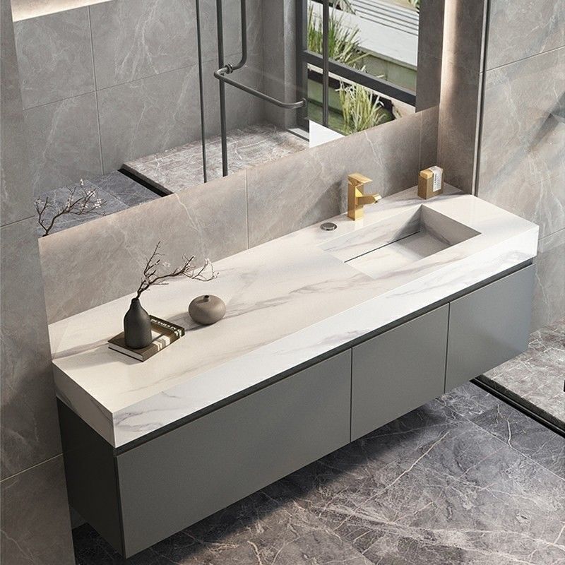 Ancho 38-46 en color personalizado estilo moderno Luxury Baño gabinete de vanidad con fregadero
