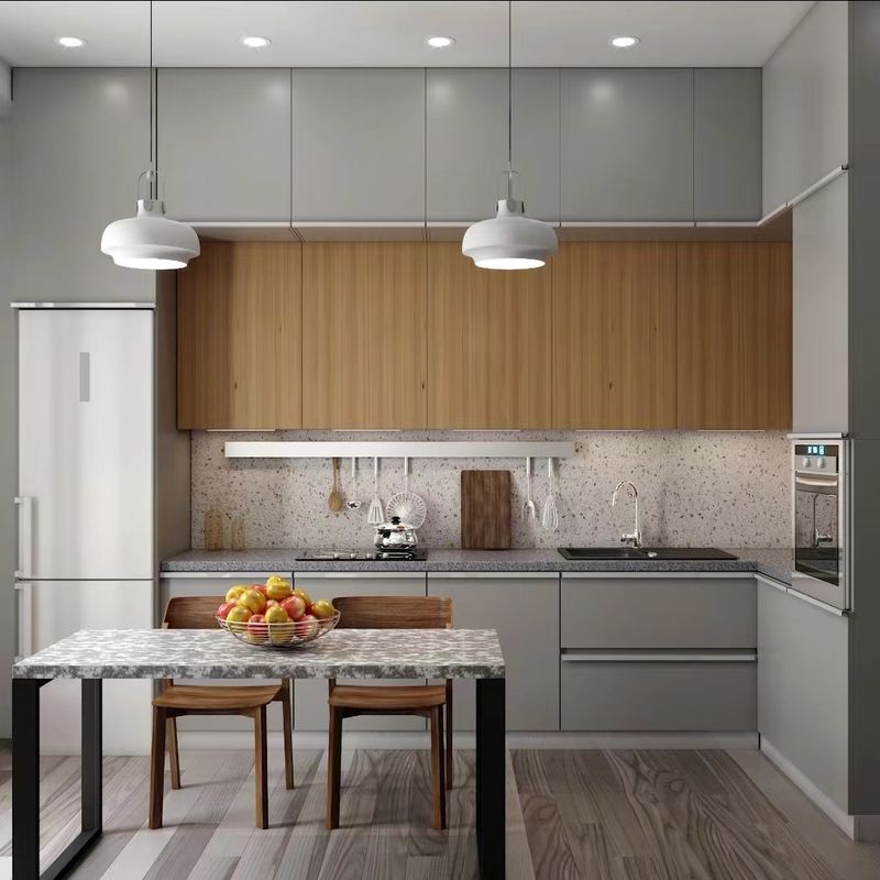 Cesta giratoria de esquina inteligente Adición a los gabinetes de cocina modernos con diseño modular