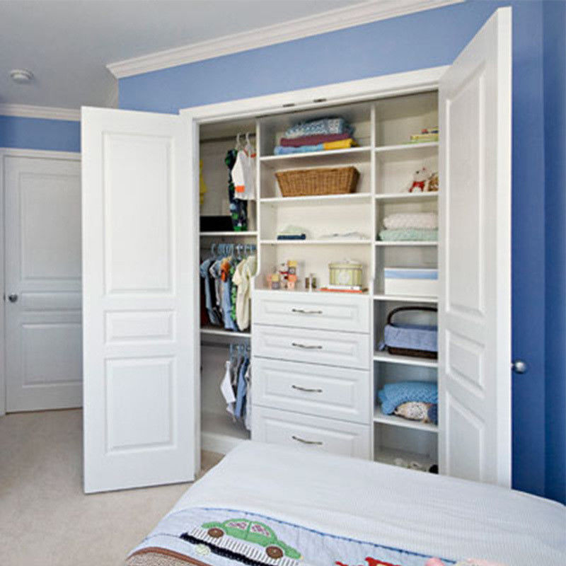 Descuentos calientes Estilo moderno Armario de pared de dormitorio personalizado para niños Diseño de gama alta