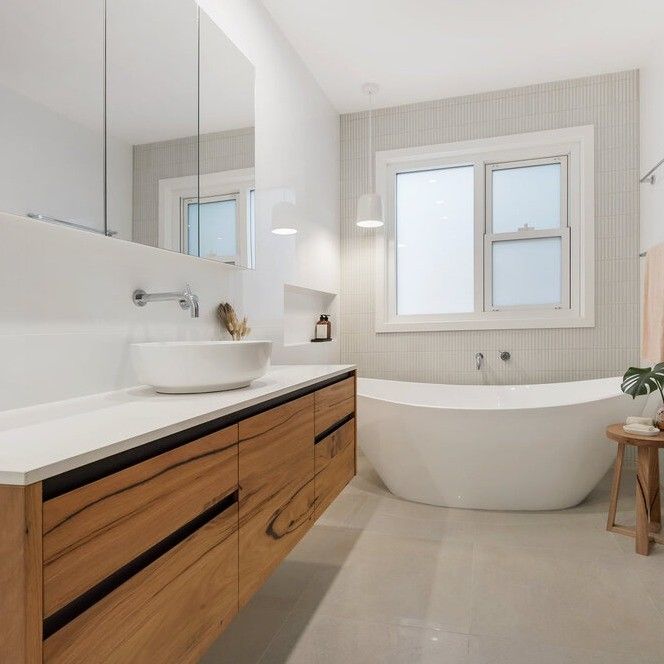 Baño pequeño rectangular colgante de la pared Lavabo de la vanidad con bañera y espejo incluido