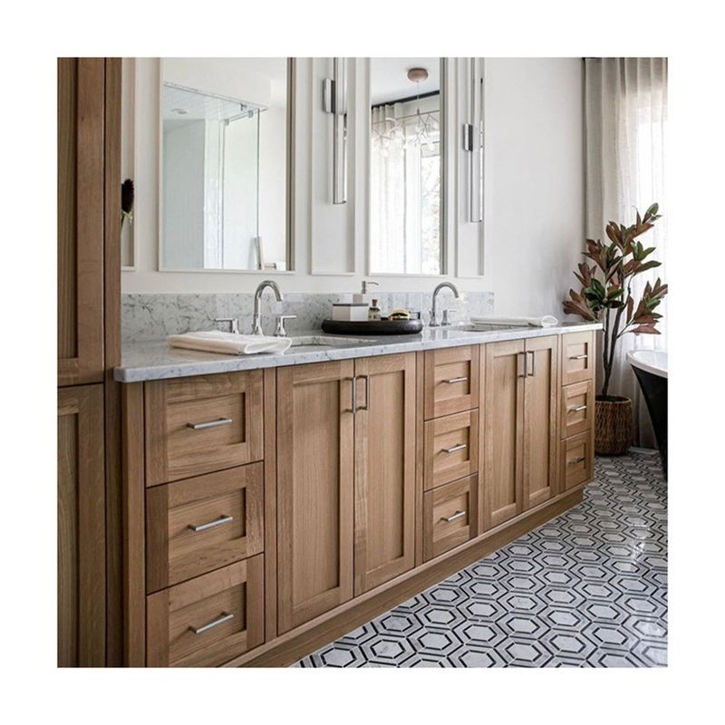 30-48 pulgadas gabinete de MDF Vanidad de pie de baño chino Vanidad con fregadero y espejo