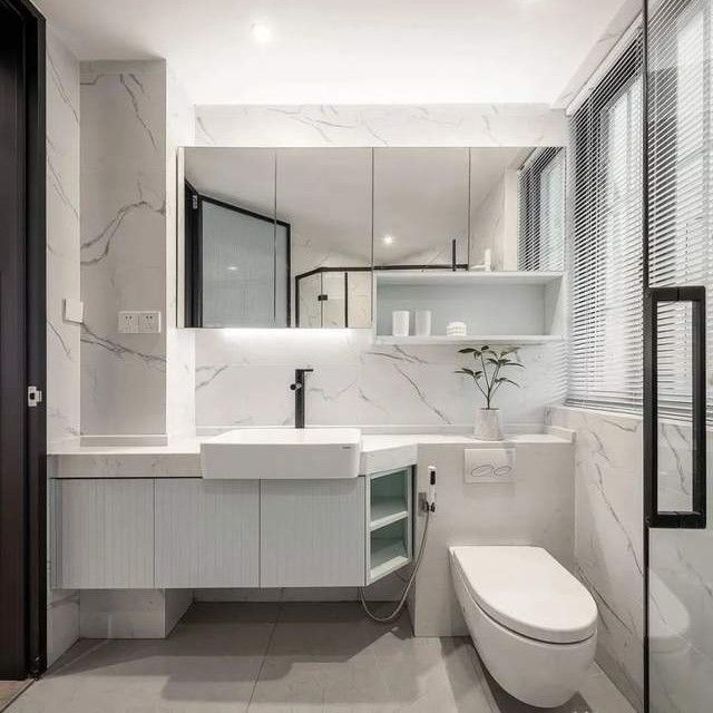 Incluye Cuenca Sí Triangular Esquina Set de Baño Vanidad con Espejo y Grifón
