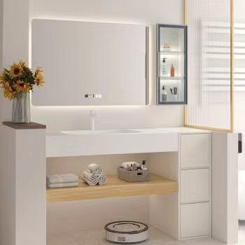 Baño de PVC Hotel Vanidad con fregaderos dobles y diseño sin mango 38-46 de ancho