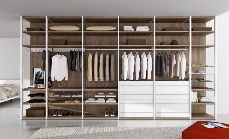 Conjunto personalizado estilo de madera 2024 dormitorio modular moderno sistema de armario de entrada para apartamento