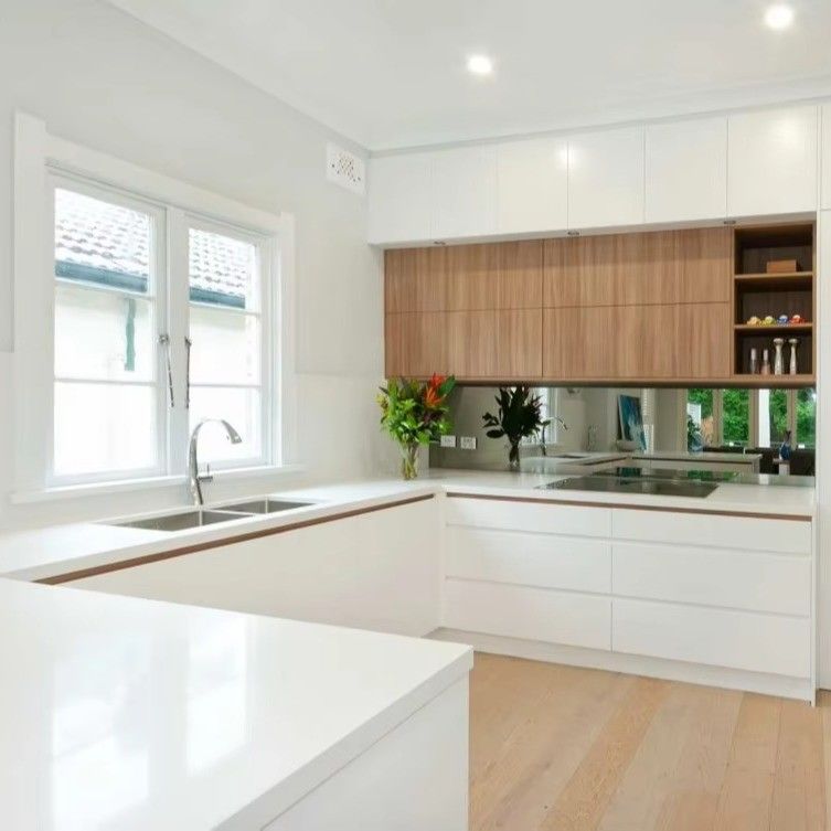 YALIG Moderno de madera cocina al aire libre gabinetes de cocina accesorios con muy ODM / OEM