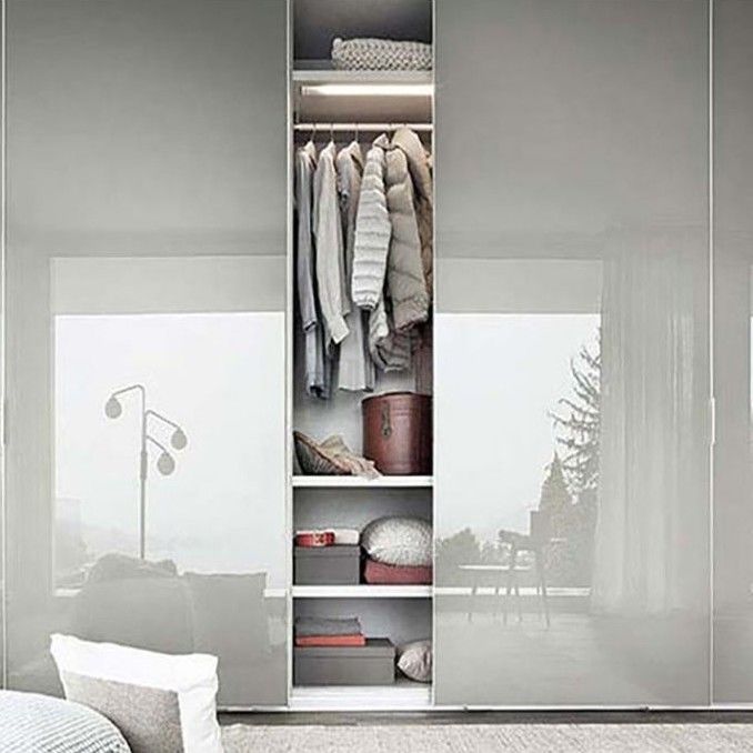 2D / 3D PANEL estilo de madera gabinete de dormitorio brillante puerta corredera armario en Australia estándar
