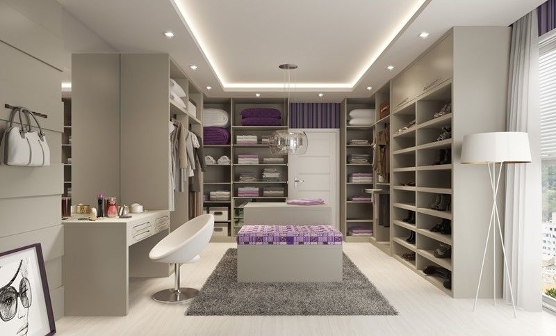 Muebles para el hogar Muebles de laca de madera Armario de puerta corredera para tamaño personalizado en blanco moderno
