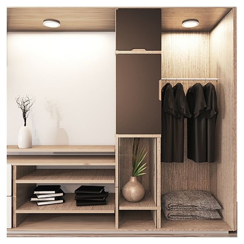 Estilo moderno Ropa de madera Armario Diseño de lujo personalizado para casa Villa Hotel Apartamento