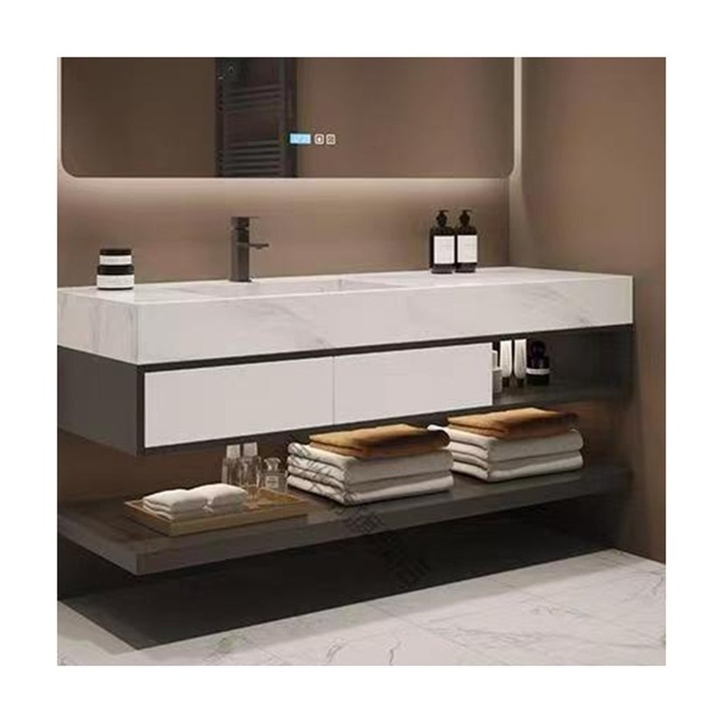 Importación de artículos comerciales de baño con material de puertas de madera sólida y cuenca incluida