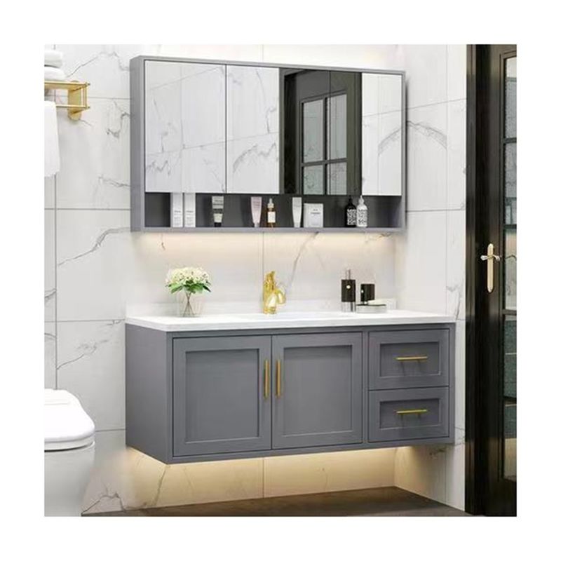Ideas de diseño de baños pequeños con tipo de instalación montada en la pared y cuenca incluida