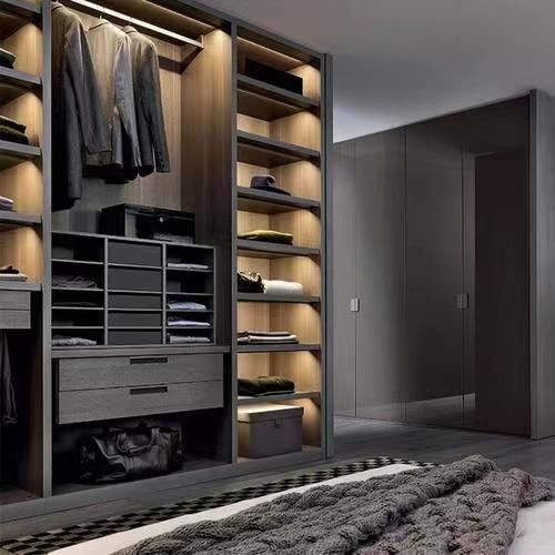 YALIG 2D / 3D Diseño de vestuario de dormitorio moderno de estilo italiano a medida para apartamento
