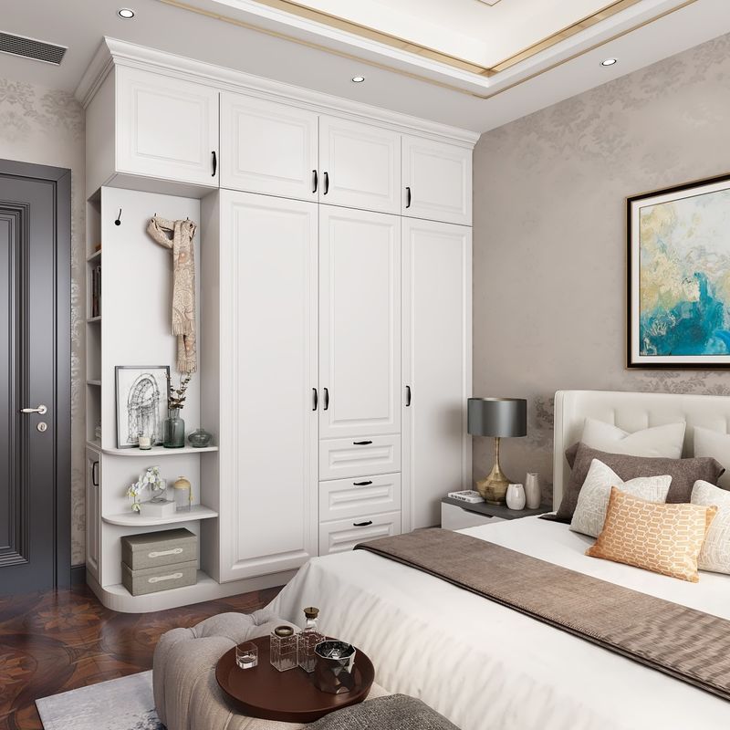 PANEL de estilo de madera Tendencia Armario profesional para el armario del dormitorio y el mobiliario del salón