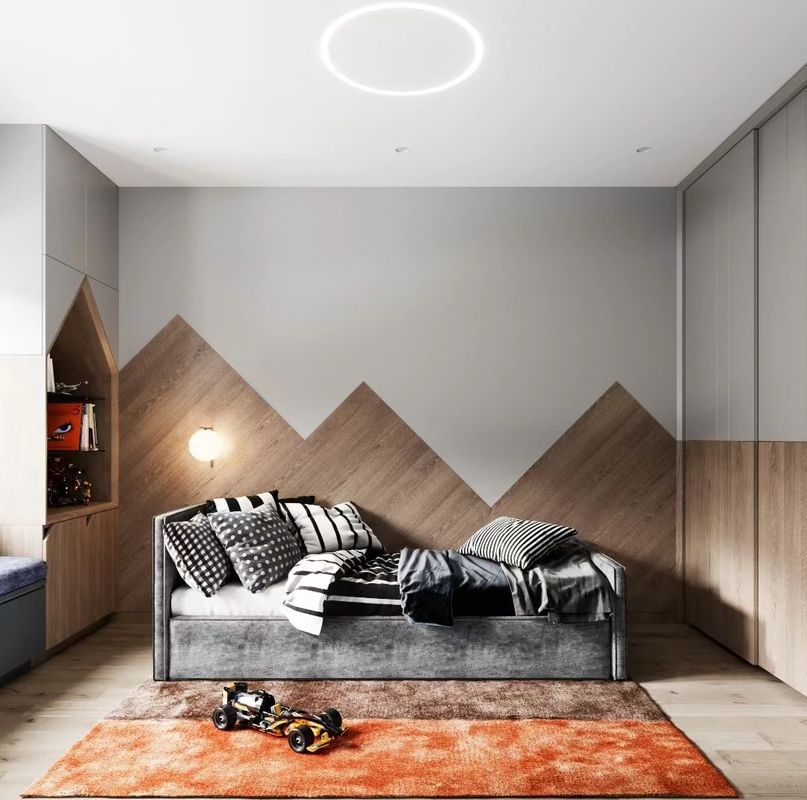 PANEL de estilo de madera Tendencia Armario profesional para el armario del dormitorio y el mobiliario del salón