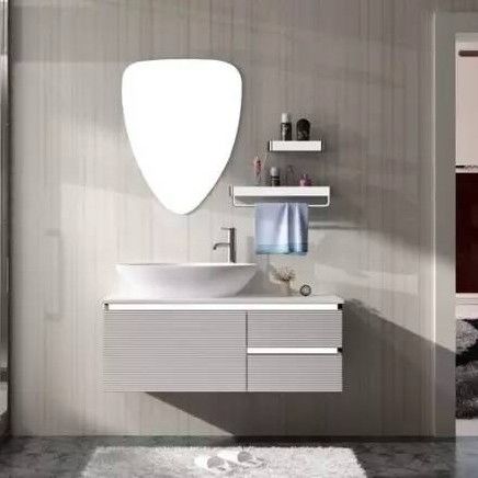 Vanidad de baño de estilo europeo con diseño sin mango y opciones de color personalizadas