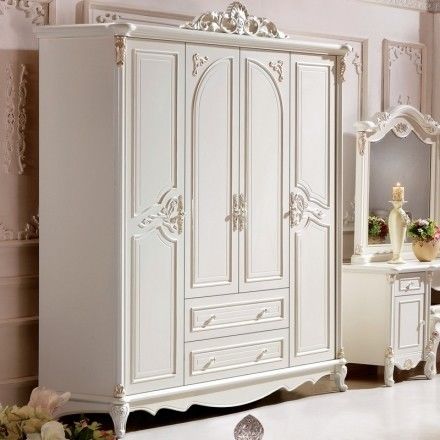 Almacenamiento versátil hecho simple con nuestra tendencia Francés elegante armario estilo de madera panel