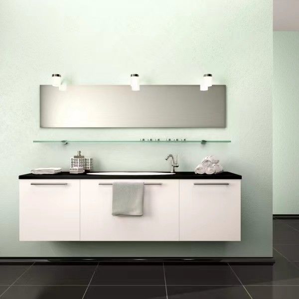 Organice su baño con YALIG Custom Vanity Cabinet Doble fregadero y espejo de plata