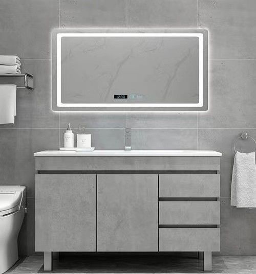 Diseño moderno sin mango YALIG Gold Organizer de maquillaje para baños