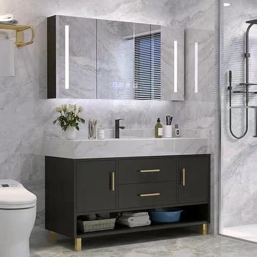 Gabinete de muebles de baño de lujo YALIG con color personalizado y 38-46 de ancho