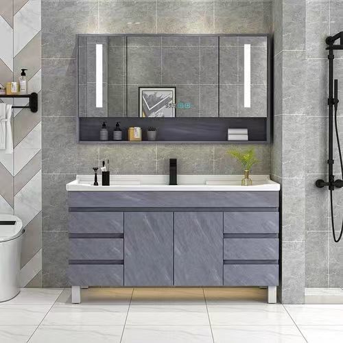 Gabinete de muebles de baño de lujo YALIG con color personalizado y 38-46 de ancho