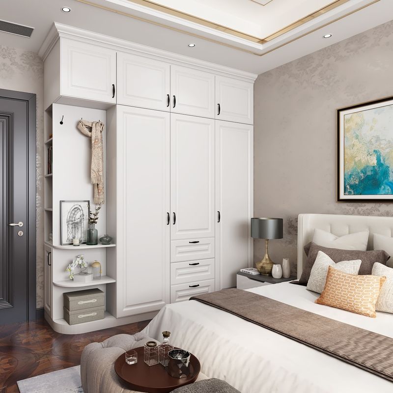 Armario de dormitorio de madera de estilo moderno para las necesidades del dormitorio