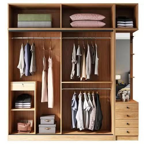 Armario de dormitorio de madera de estilo moderno para las necesidades del dormitorio