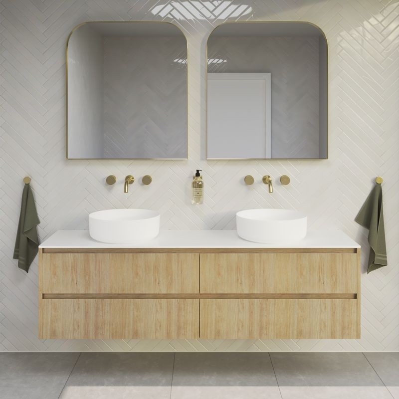 El gabinete de baño de roble de YALIG es de diseño moderno y 38-46 de ancho.
