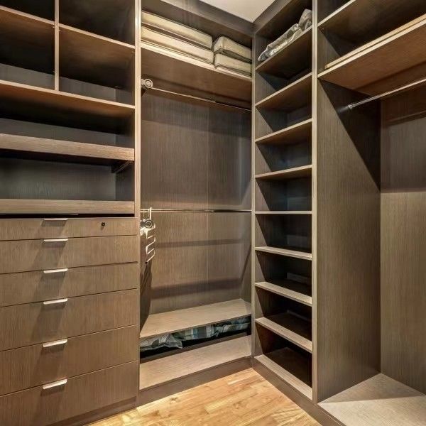 Estilo de diseño contemporáneo Custom Walk In Closet para muebles de dormitorio modernos