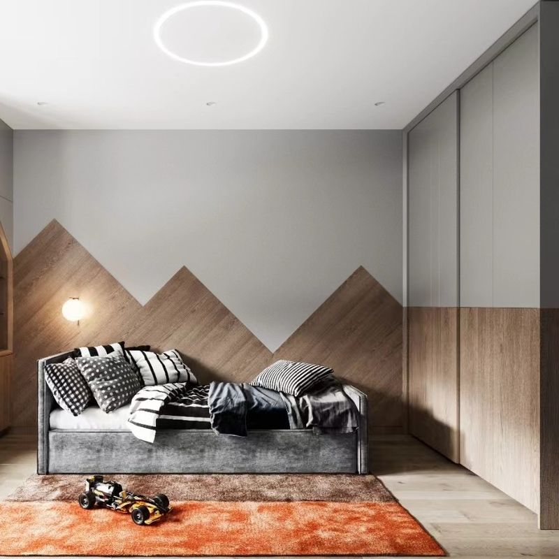Muebles de dormitorio personalizados Armario de madera con diseños de dos y tres puertas de YALIG
