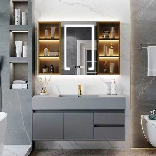 Diseño sin mango de melamina para un apartamento moderno en color puro