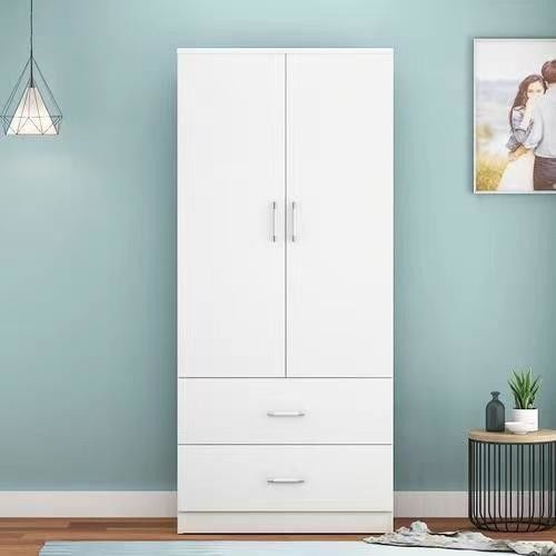 Embalaje de correos YALIG Modernidad Dormitorio de sencillez Doble puerta Diseño de armario para apartamento
